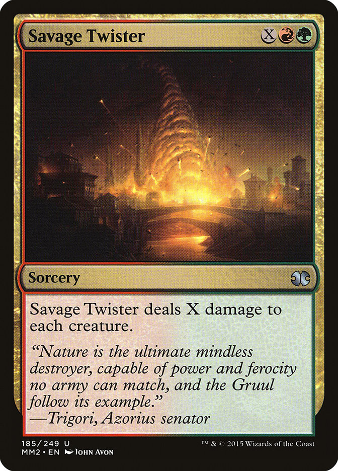 Savage Twister MM2-185 Modern Masters 2015 Magic card