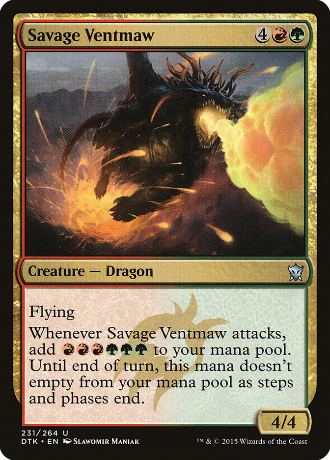 Savage Ventmaw DTK-231 Dragons of Tarkir Magic card