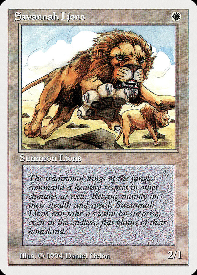 Savannah Lions SUM-39 Summer Magic / Edgar Magic card