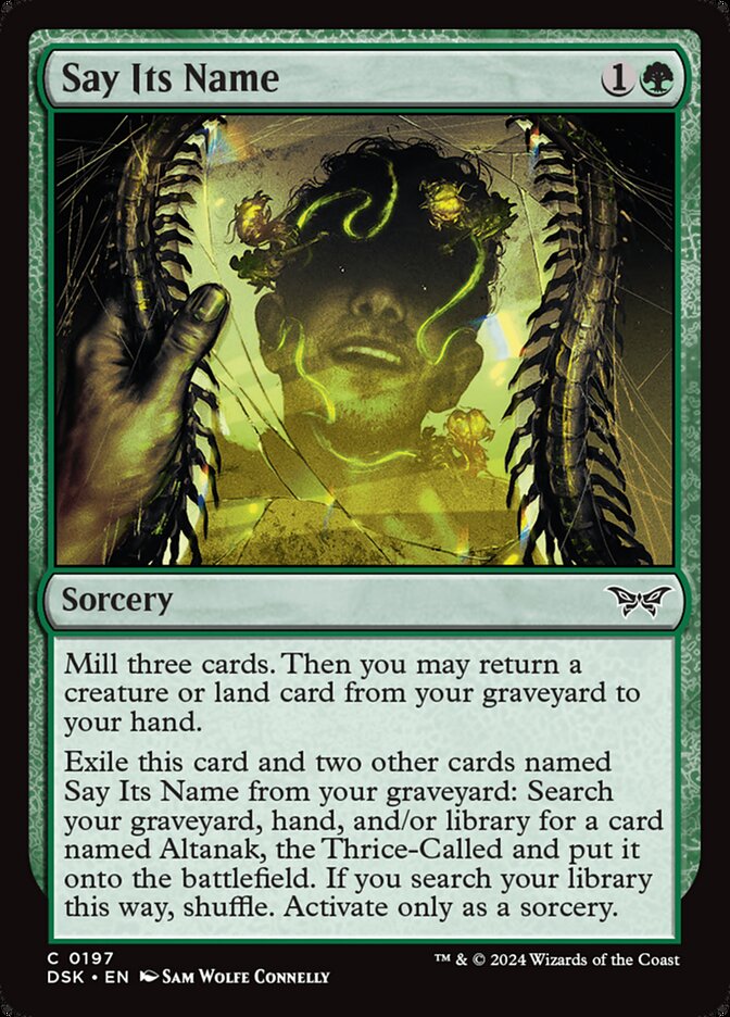 Say Its Name DSK-197 Duskmourn: House of Horror Magic card