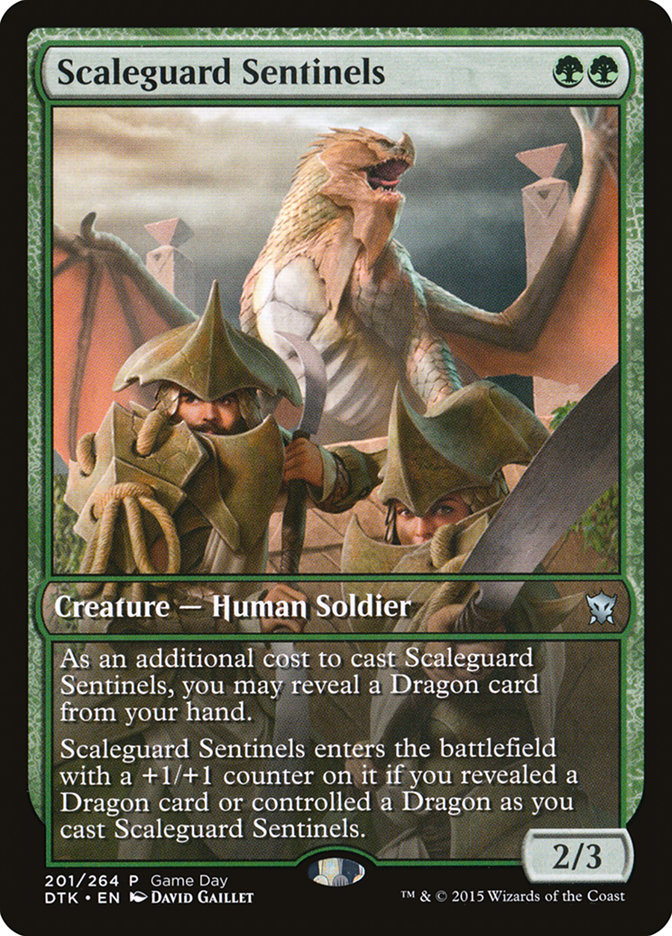 Scaleguard Sentinels PDTK-201 Dragons of Tarkir Promos Magic card