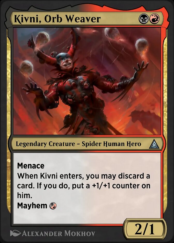 Scarlet Spider, Kaine OM1-141 Through the Omenpaths Magic card