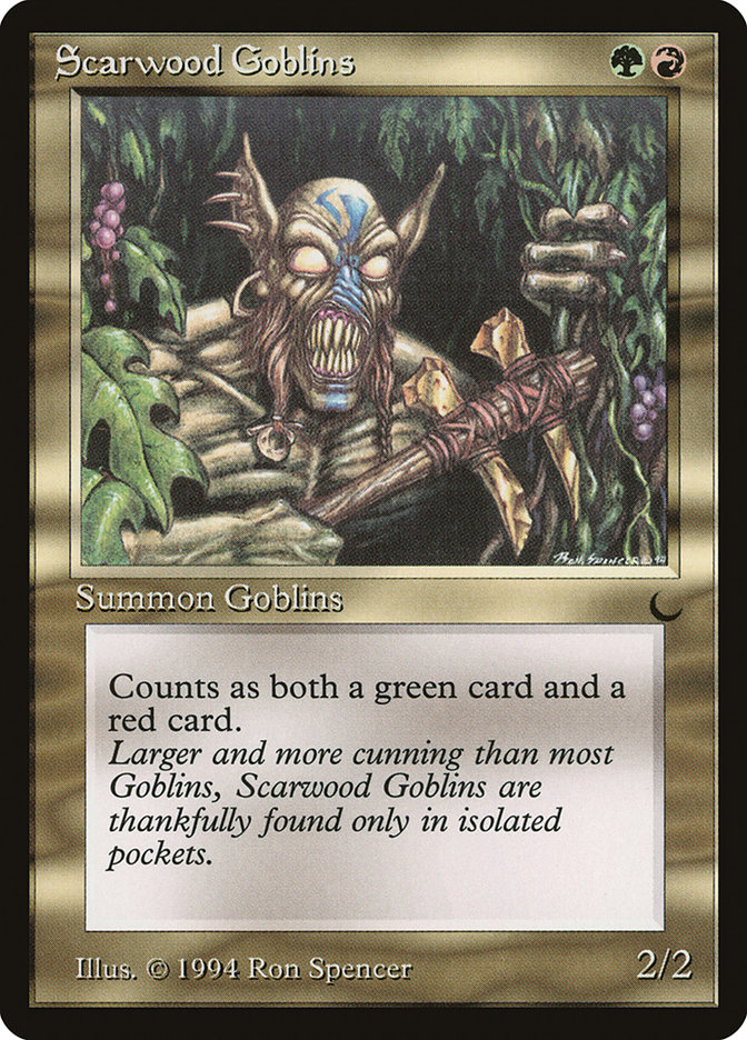 Scarwood Goblins DRK-94 The Dark Magic card