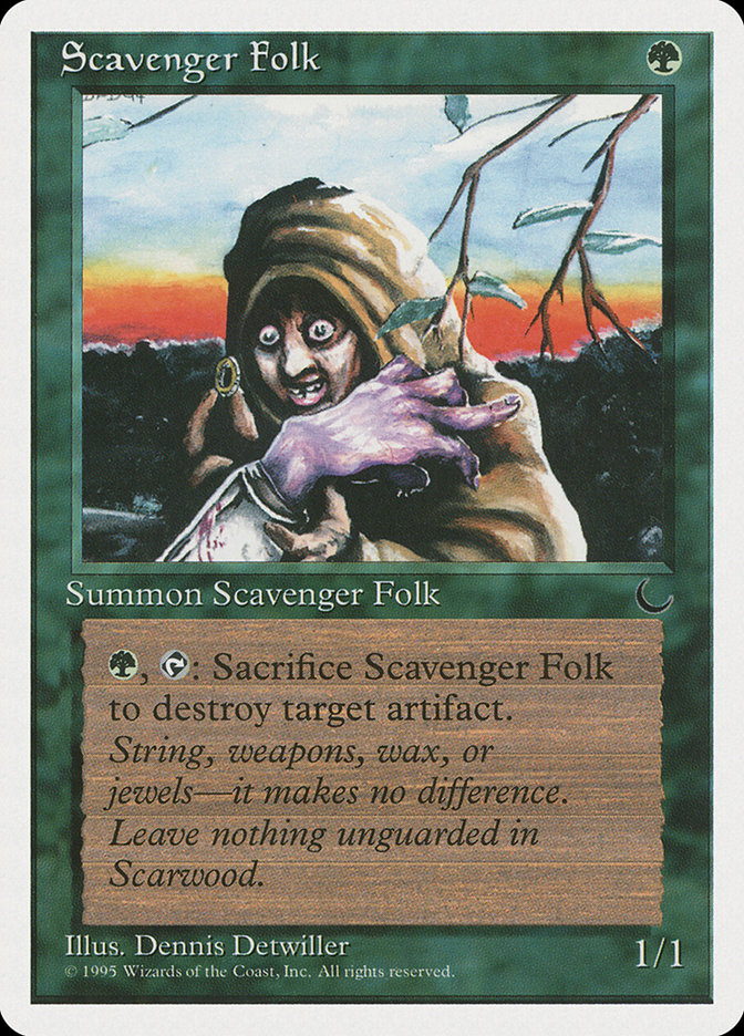 Scavenger Folk CHR-69 Chronicles Magic card