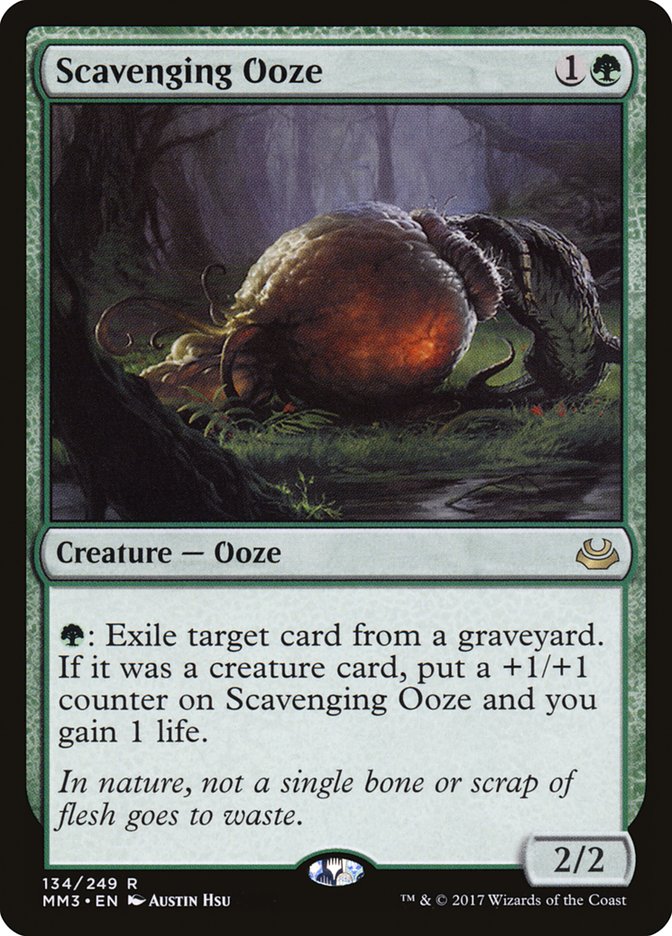 Scavenging Ooze MM3-134 Modern Masters 2017 Magic card