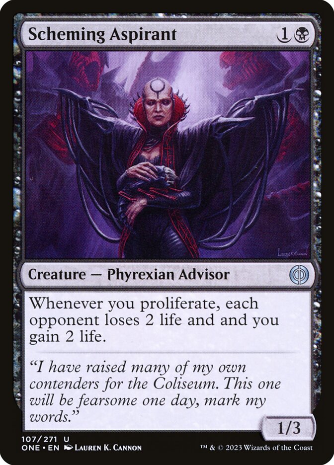 Scheming Aspirant ONE-107 Phyrexia: All Will Be One Magic card