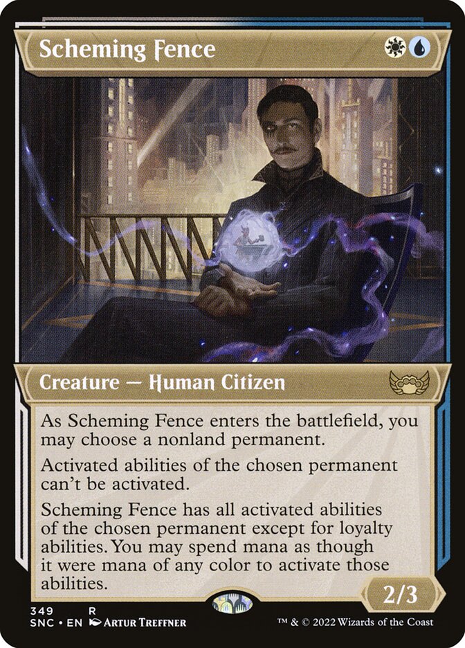 Scheming Fence SNC-349 Streets of New Capenna Magic card