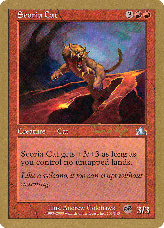 Scoria Cat WC01-TVDL101SB World Championship Decks 2001 Magic card