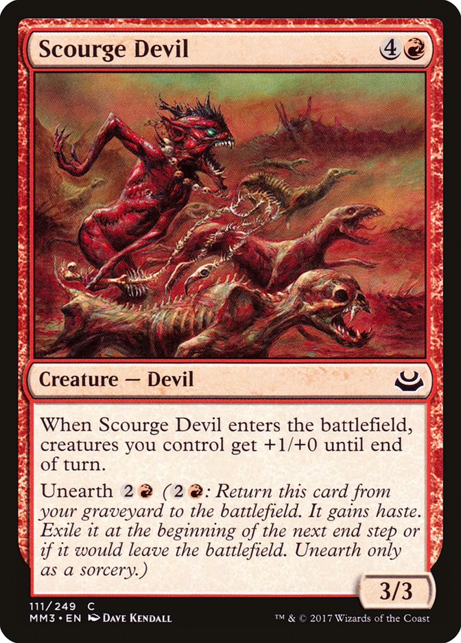 Scourge Devil MM3-111 Modern Masters 2017 Magic card