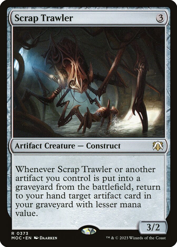 Scrap Trawler MOC-373 March of the Machine Commander Magic card