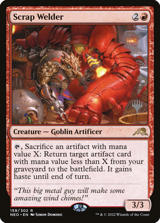 Scrap Welder PNEO-159P Kamigawa: Neon Dynasty Promos Magic card