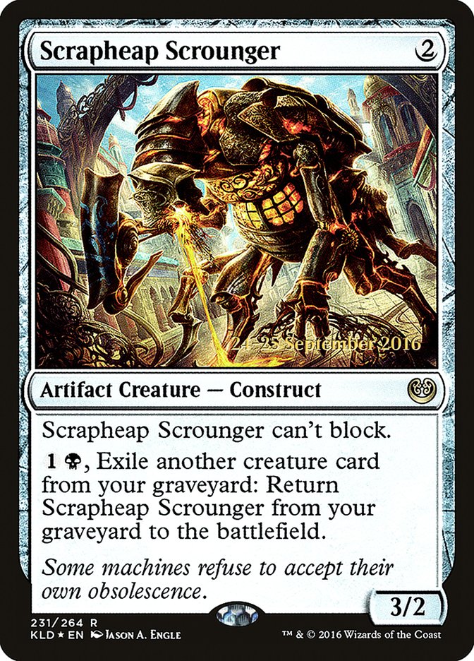 Scrapheap Scrounger PKLD-231S Kaladesh Promos Magic card