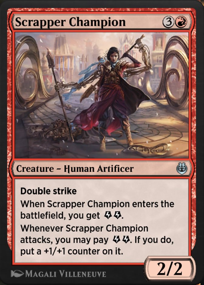 Scrapper Champion KLR-144 Kaladesh Remastered Magic card