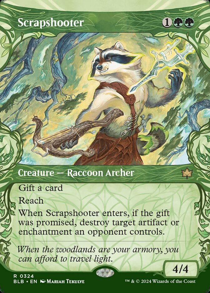 Scrapshooter BLB-324 Bloomburrow Magic card