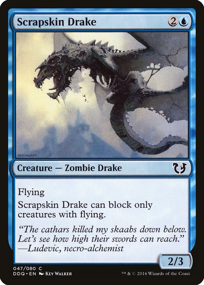 Scrapskin Drake DDQ-47 Duel Decks: Blessed vs. Cursed Magic card