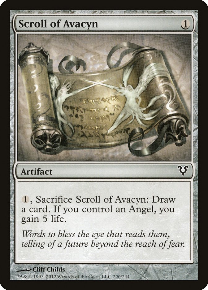 Scroll of Avacyn AVR-220 Avacyn Restored Magic card