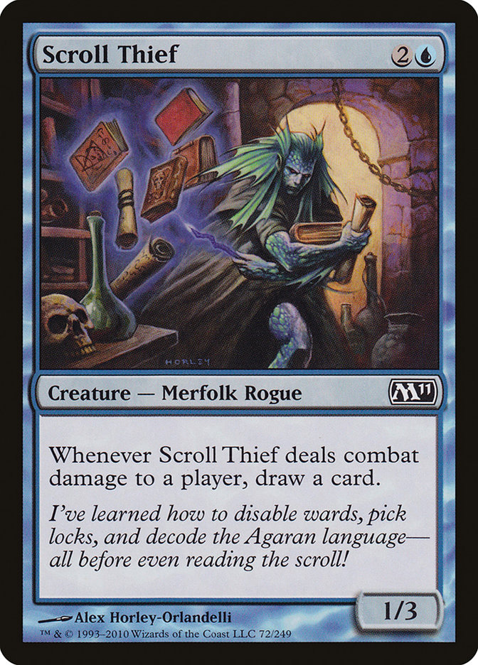 Scroll Thief M11-72 Magic 2011 Magic card