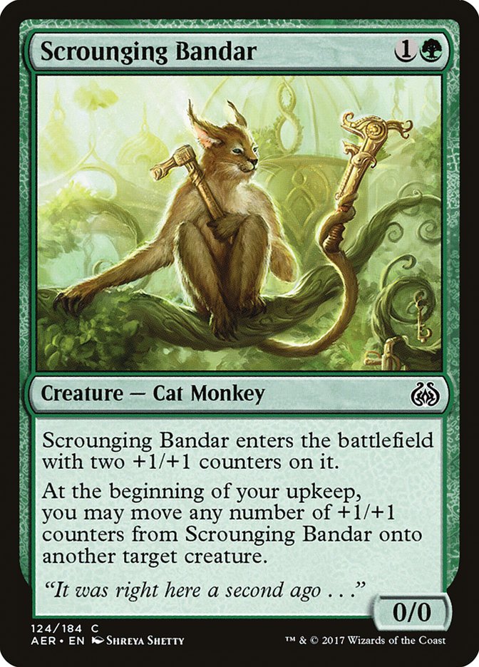 Scrounging Bandar AER-124 Aether Revolt Magic card