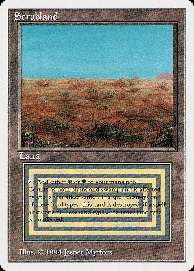 Scrubland SUM-286 Summer Magic / Edgar Magic card
