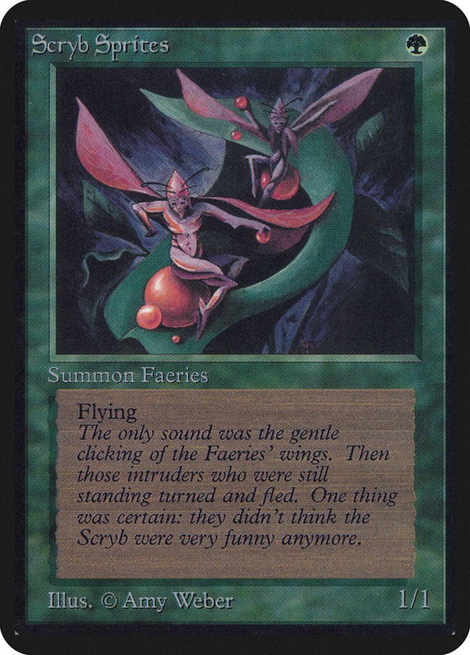 Scryb Sprites LEA-215 Limited Edition Alpha Magic card
