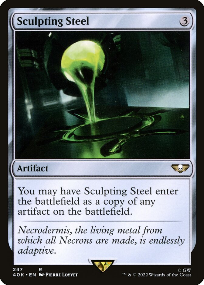 Sculpting Steel 40K-247 Warhammer 40,000 Commander Magic card