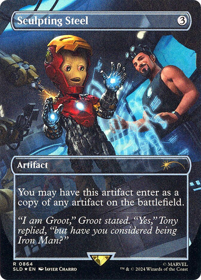 Sculpting Steel SLD-864 Secret Lair Drop Magic card