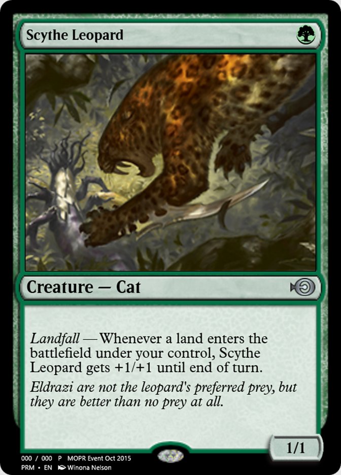 Scythe Leopard PRM-58271 Magic Online Promos Magic card