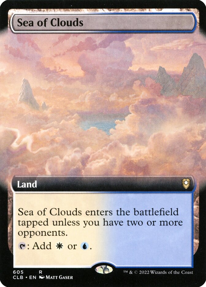 Sea of Clouds CLB-605 Commander Legends: Battle for Baldur's Gate Magic card