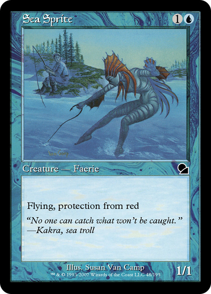 Sea Sprite ME1-48 Masters Edition Magic card