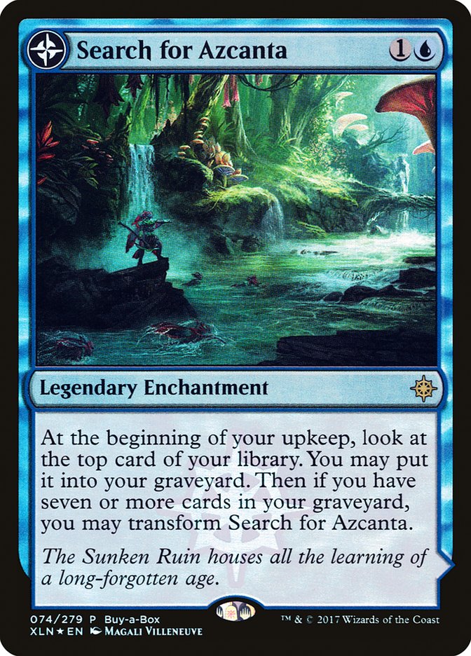 Search for Azcanta // Azcanta, the Sunken Ruin PXTC-74 XLN Treasure Chest Magic card