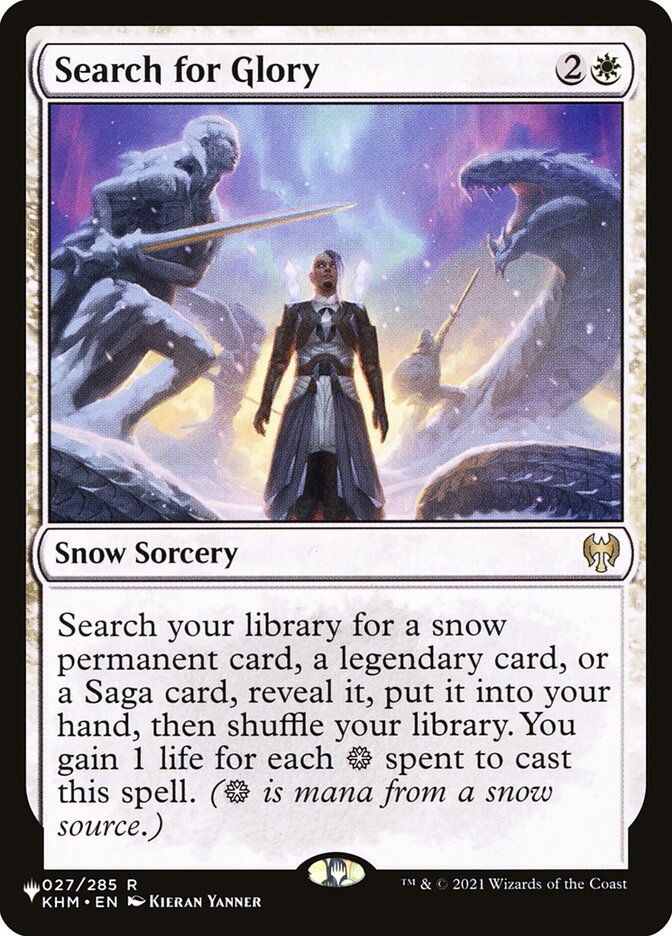 Search for Glory PLST-KHM-27 The List Magic card
