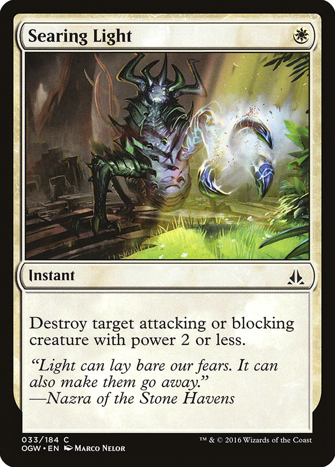 Searing Light OGW-33 Oath of the Gatewatch Magic card