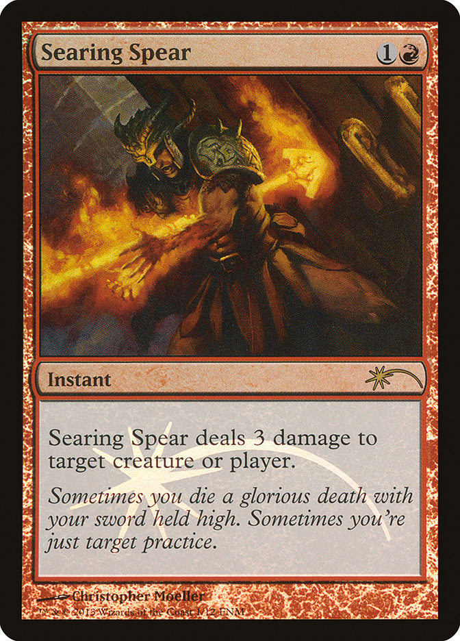 Searing Spear F13-1 Friday Night Magic 2013 Magic card