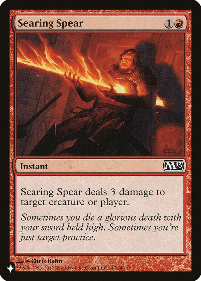 Searing Spear PLST-M13-147 The List Magic card