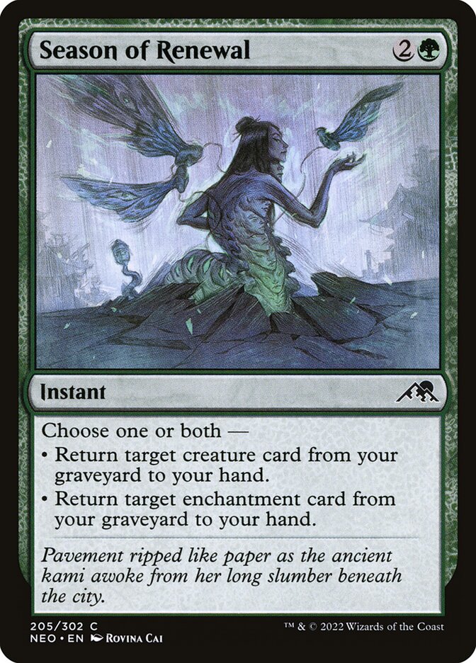Season of Renewal NEO-205 Kamigawa: Neon Dynasty Magic card