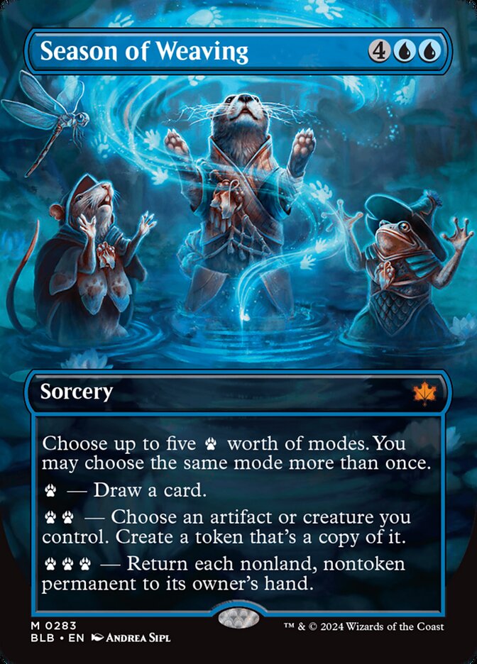 Season of Weaving BLB-283 Bloomburrow Magic card