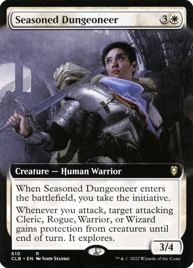 Seasoned Dungeoneer CLB-610 Commander Legends: Battle for Baldur's Gate Magic card
