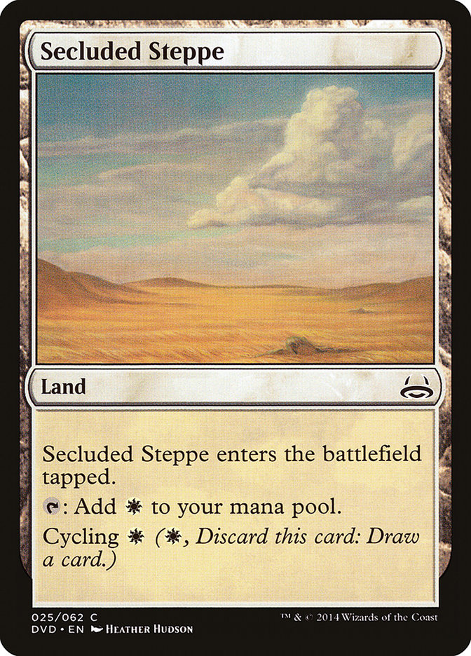 Secluded Steppe DVD-25 Duel Decks Anthology: Divine vs. Demonic Magic card