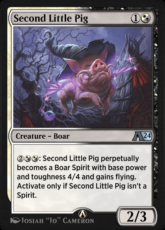 Second Little Pig YWOE-24 Alchemy: Wilds of Eldraine Magic card