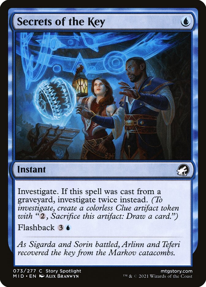 Secrets of the Key MID-73 Innistrad: Midnight Hunt Magic card