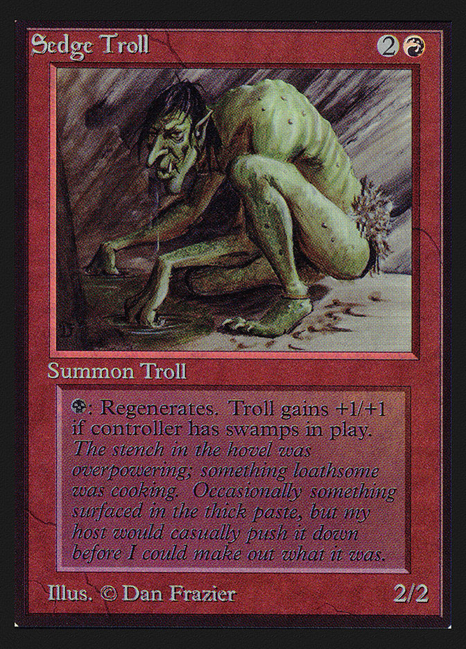 Sedge Troll CED-173 Collectors' Edition Magic card