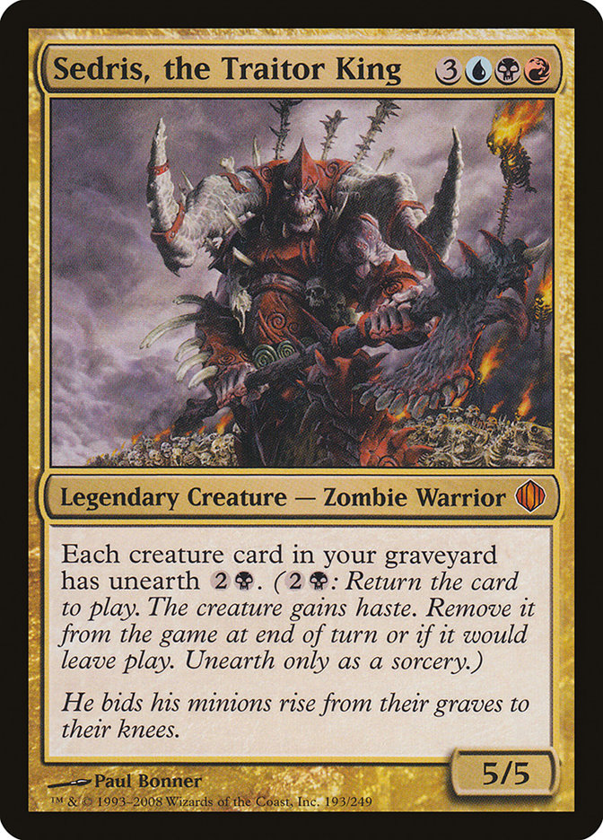 Sedris, the Traitor King ALA-193 Shards of Alara Magic card