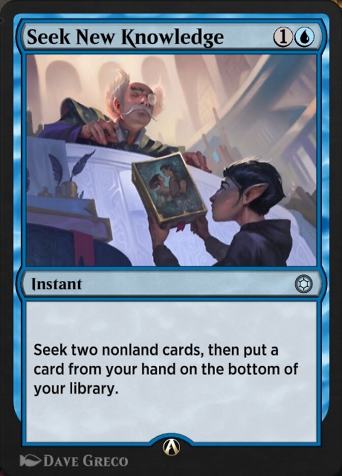 Seek New Knowledge HBG-36 Alchemy Horizons: Baldur's Gate Magic card