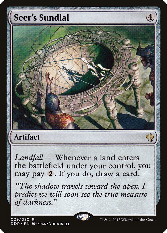 Seer's Sundial DDP-29 Duel Decks: Zendikar vs. Eldrazi Magic card