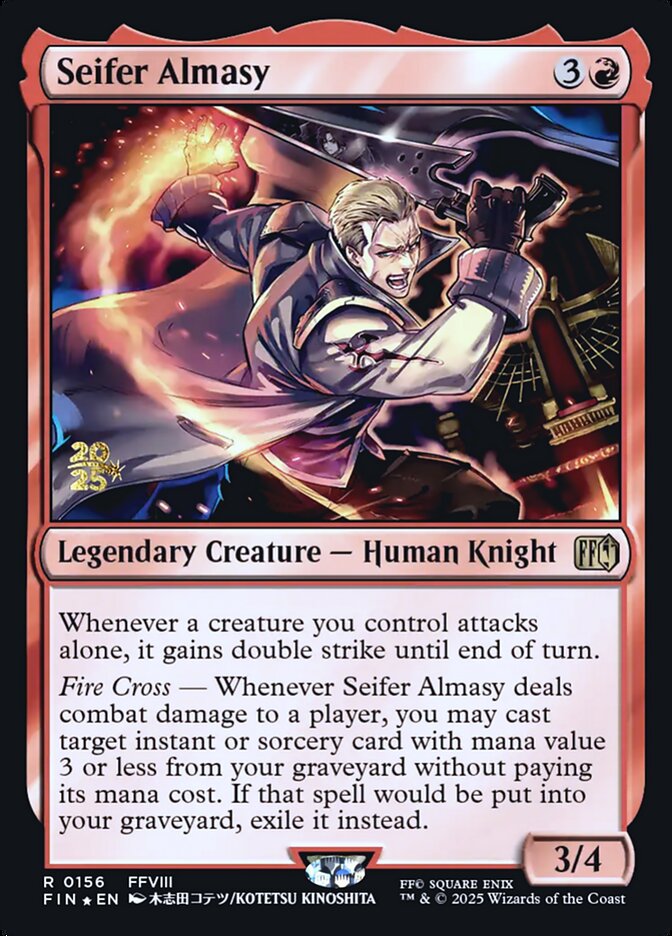 Seifer Almasy PFIN-156S Final Fantasy Promos Magic card