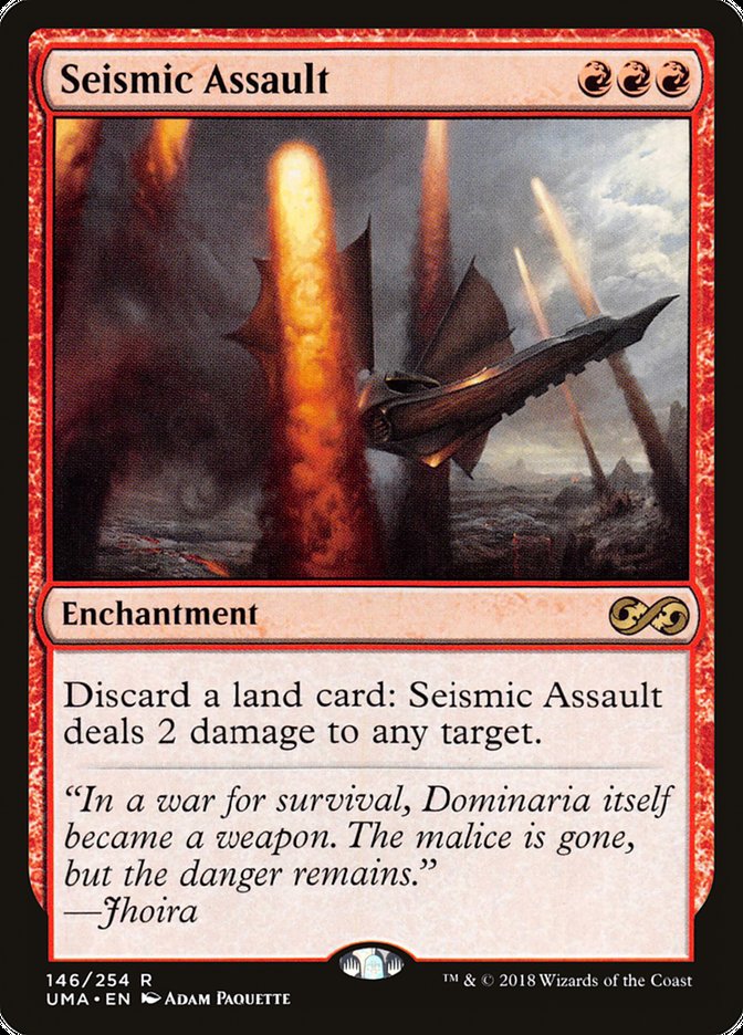 Seismic Assault UMA-146 Ultimate Masters Magic card