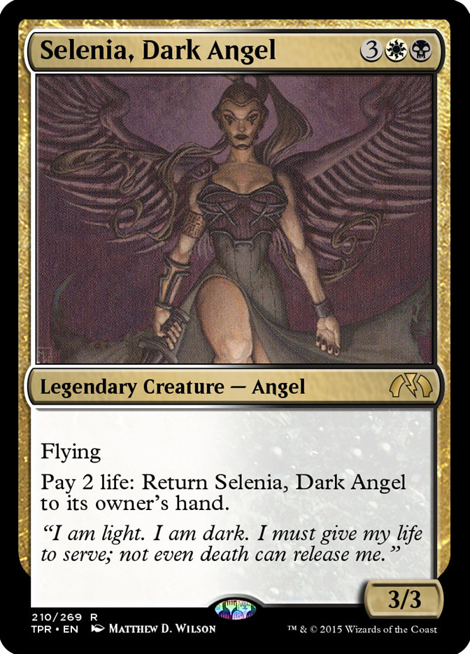 Selenia, Dark Angel TPR-210 Tempest Remastered Magic card