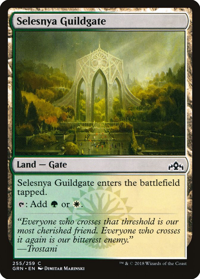 Selesnya Guildgate GRN-255 Guilds of Ravnica Magic card