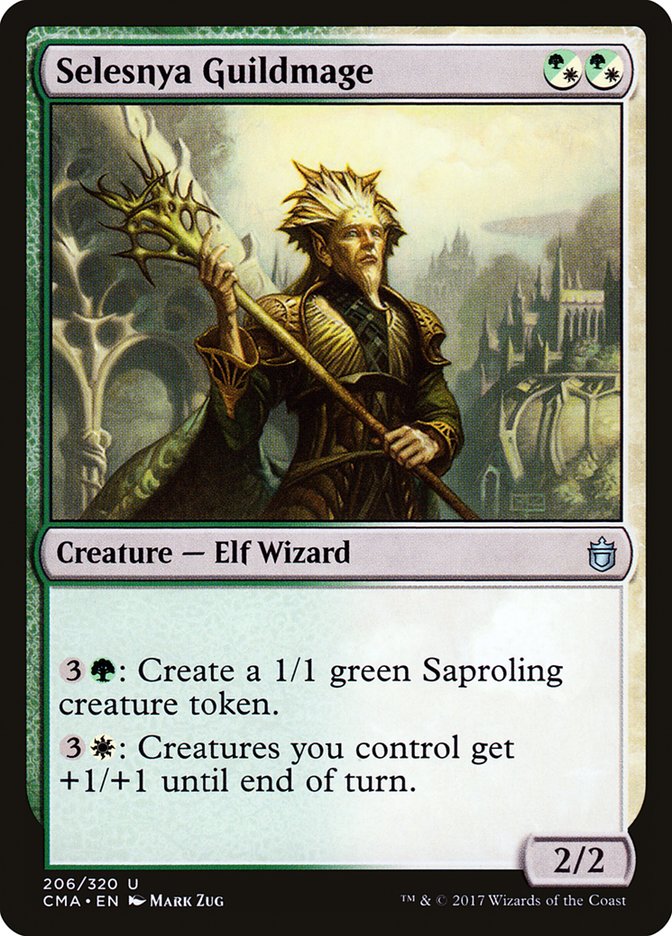 Selesnya Guildmage CMA-206 Commander Anthology Magic card