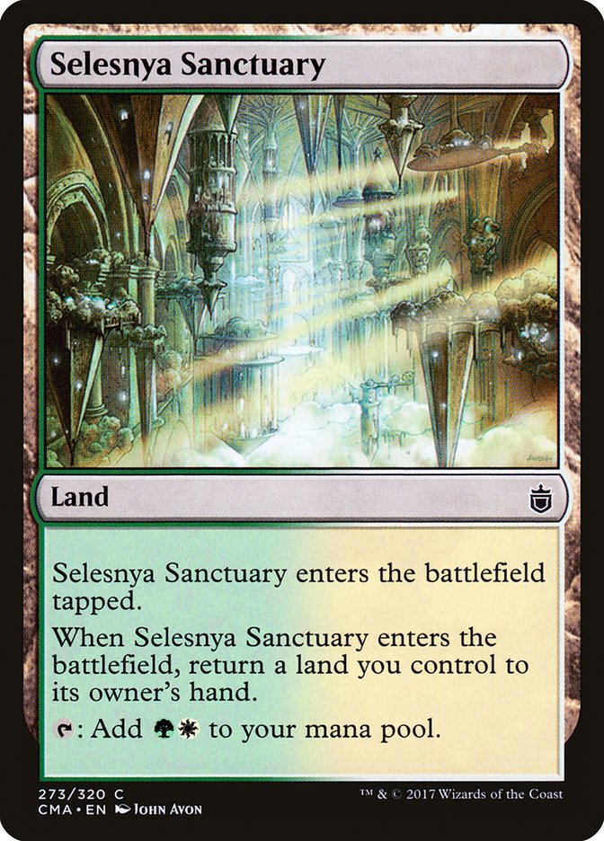 Selesnya Sanctuary CMA-273 Commander Anthology Magic card